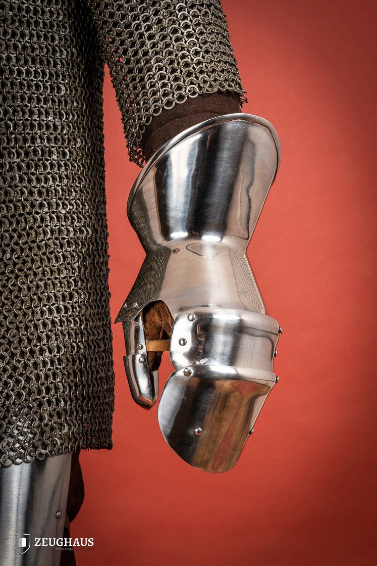 Milanese Mitten Gauntlets 1,6mm Polished
