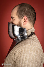 Articulated Gorget with Bevor 1450-1550 1,6mm Polished