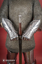German Gauntlets 15th Cent. 1,2mm Polished