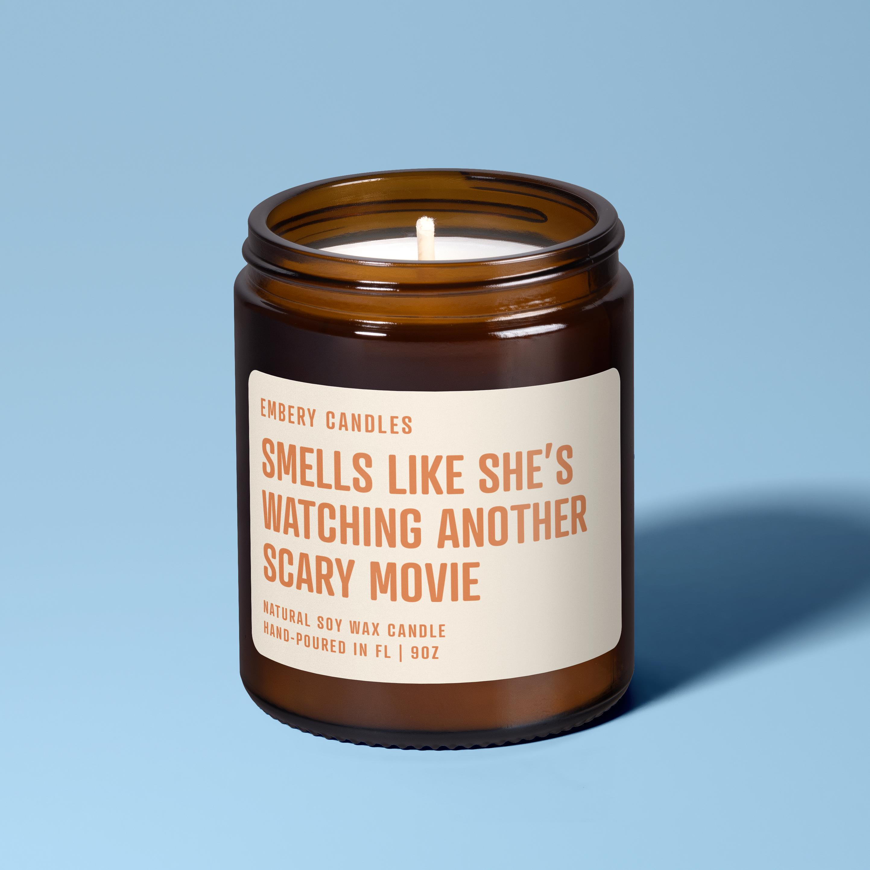Smells Like She's Watching Another Scary Movie | Soy Wax Scented Candle