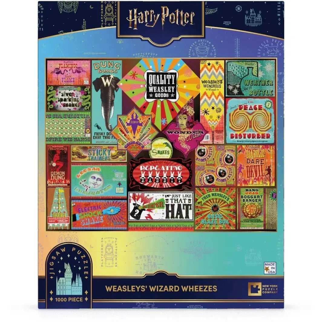 Weasleys' Wizard Wheezes Harry Potter 1000 Piece Jigsaw Puzzle NYPC - 