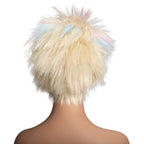 Weird Beauty Doll 1980's Short Hair Punk Halloween Cosplay Costume Blonde Wig