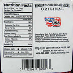 Western Style Meat -Sausage Sticks - Original Flavor