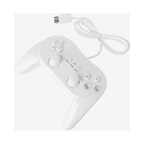 Wired Classic Controller (2) - White (Pro Style) - Wii & Wii-U - Role-Players