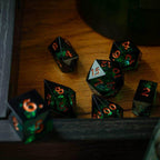 Witchwood Heart Liquid Core DND Dice Set - 1 D20 (Not Full Set)