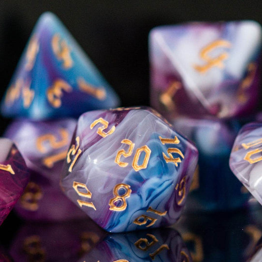 Wizard Class Acrylic Dice Set - 