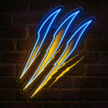 Wolverine State Claws LED Neon Sign