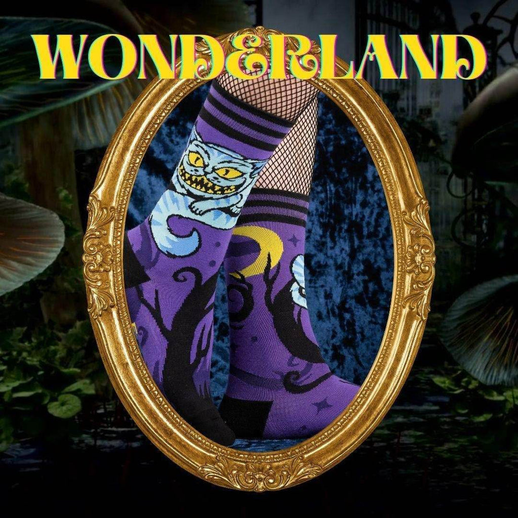 Cheshire Cat Crew Socks - 