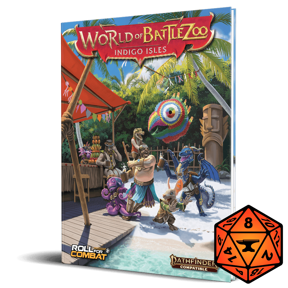 World of Battlezoo: Indigo Isles for Foundry VTT - Pathfinder 2nd Edition / Foundry VTT Module Only
