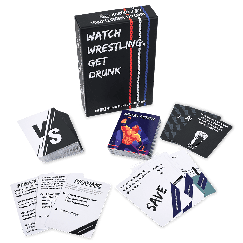 WATCH WRESTLING, GET DRUNK - The Live Pro Wrestling Drinking Game - 