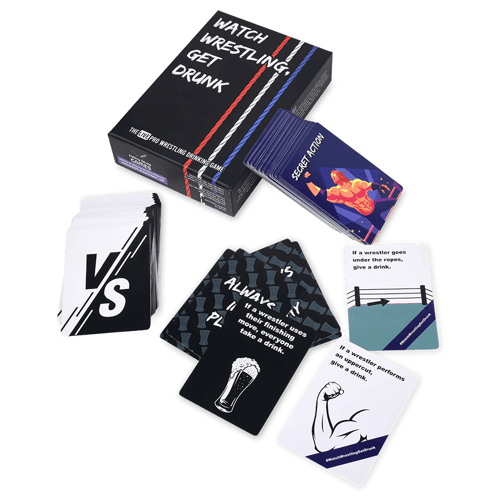 WATCH WRESTLING, GET DRUNK - The Live Pro Wrestling Drinking Game - 