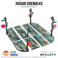 Xiguan Sidewalk - Corners - Color Printed