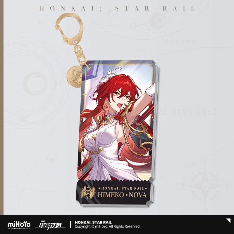 The Erudition Character Warp Artwork Acrylic Keychain Honkai: Star Rail