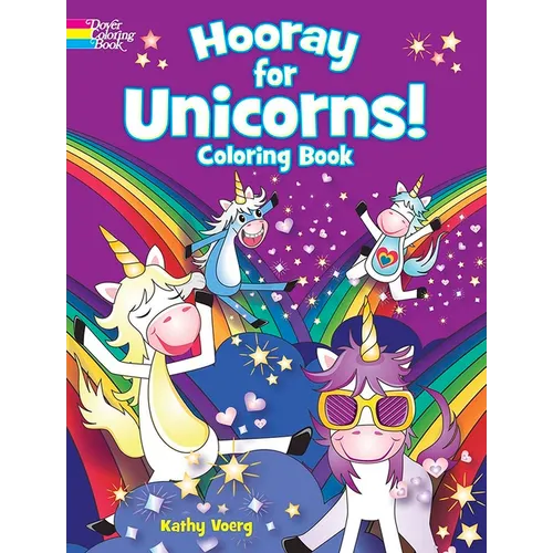 Hooray for Unicorns! Coloring Book