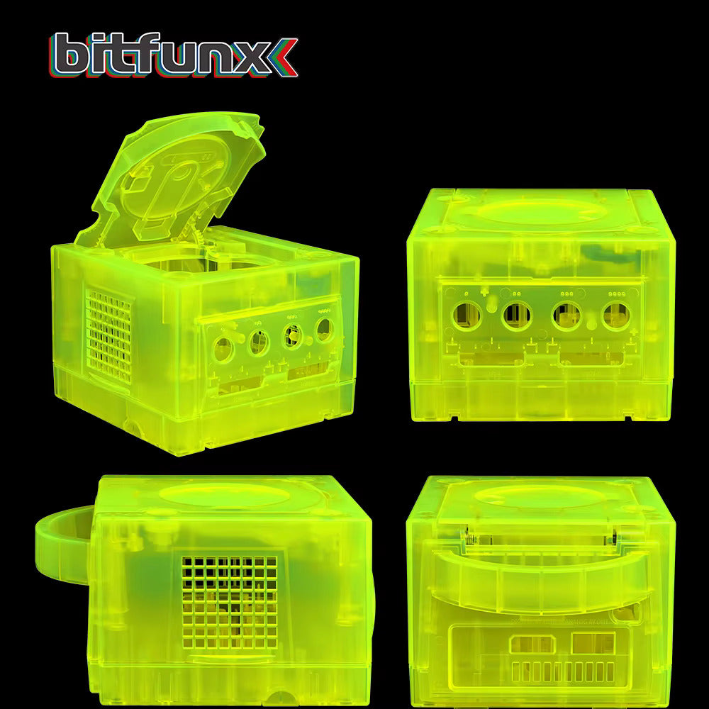 Gamecube Full Replacement Console Shell Housing Translucent Yellow