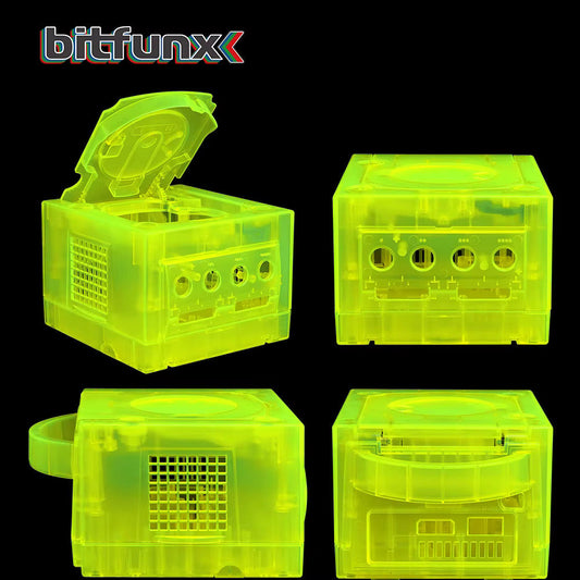 Gamecube Full Replacement Console Shell Housing Translucent Yellow