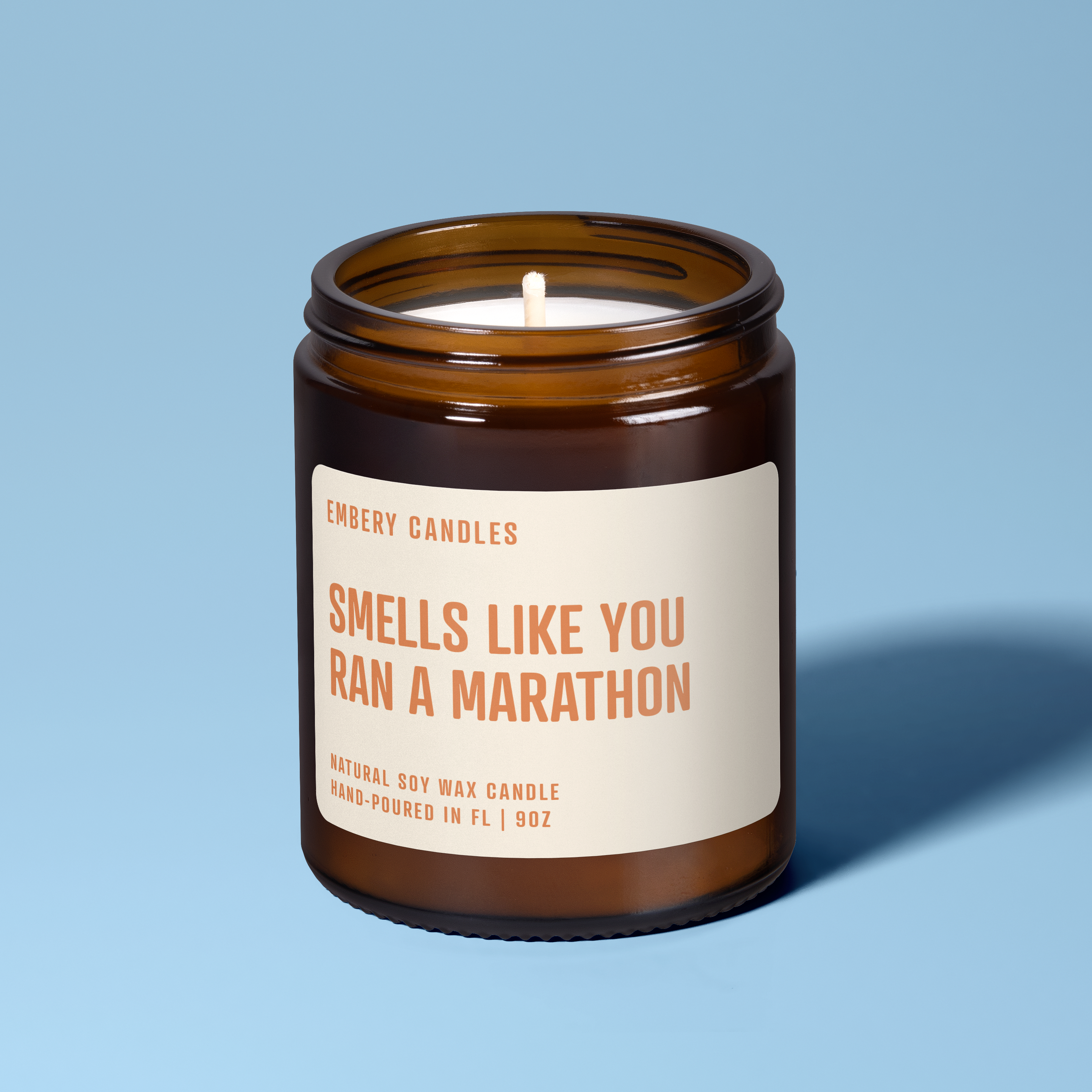 Smells Like You Ran A Marathon | Soy Wax Scented Candle