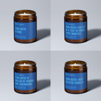 Custom Outie Wellness Fact | Soy Wax Scented Candle