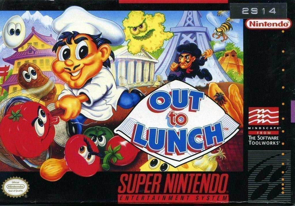 Out to Lunch (Super Nintendo) - Game Manual Only