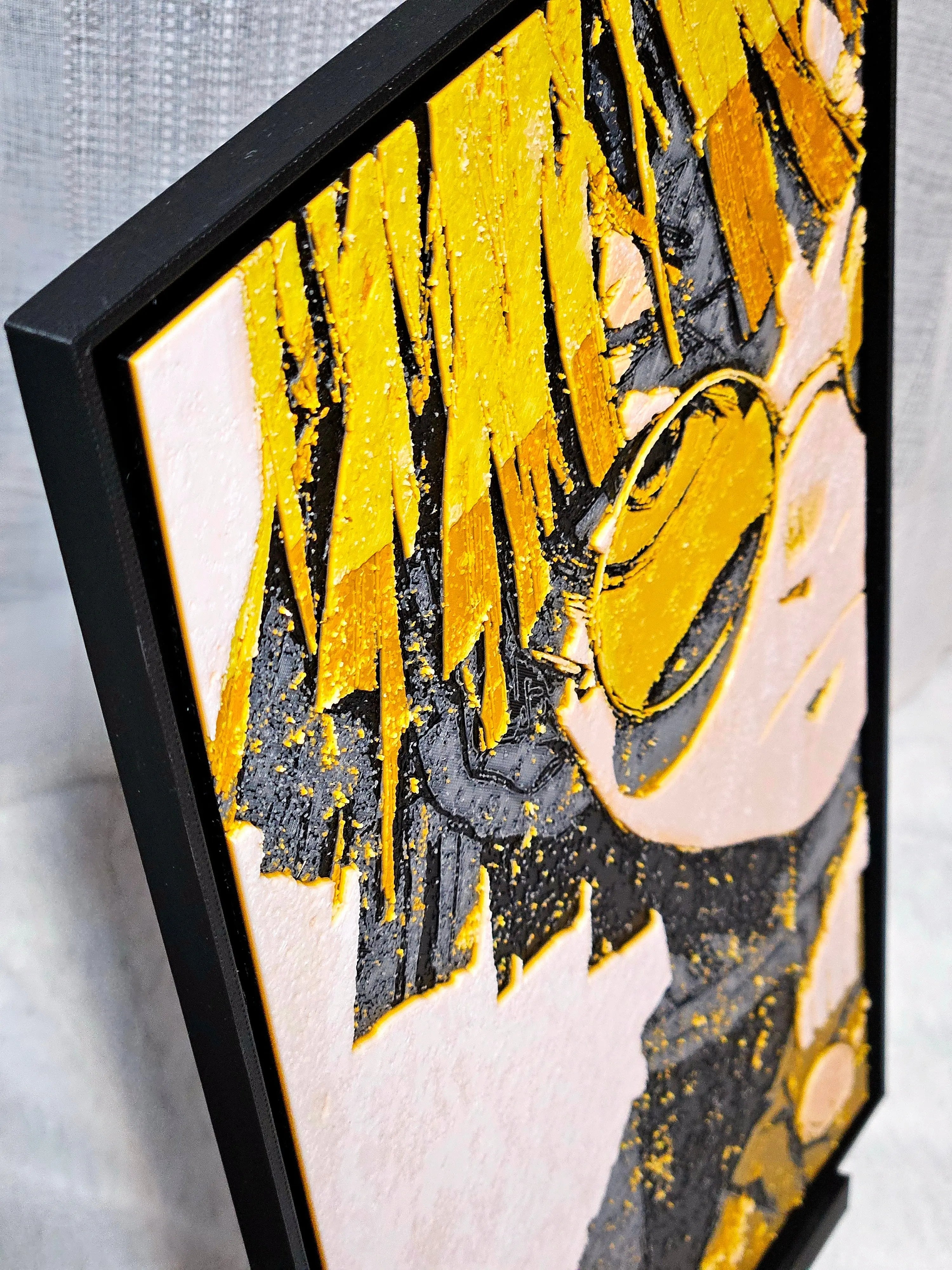Zenitsu – Urban Vibes Anime Wall Art | 3D Printed Framed Artwork