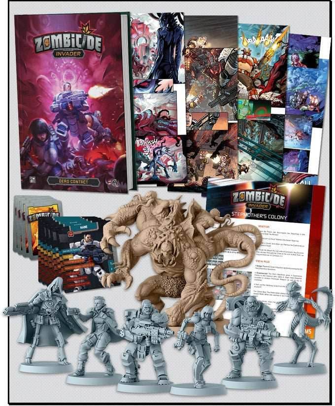 Zombicide: Invader - Dead Contact Graphic Novel + Kickstarter Exclusive Comic Book Extras - 