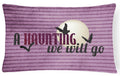 A Haunting we will go Halloween Canvas Fabric Decorative Pillow - Role-Players