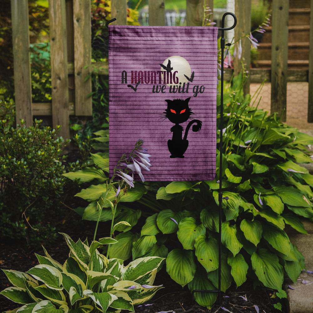 A Haunting we will go Halloween Flag Garden Size - 