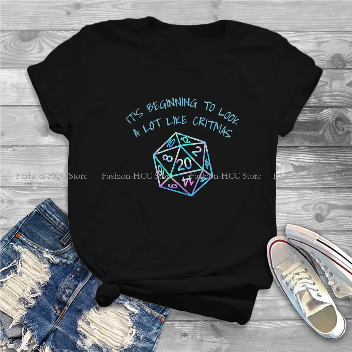 A Lot Like Critmas O Neck TShirt DND Game Original Polyester T Shirt Women Tops New Design