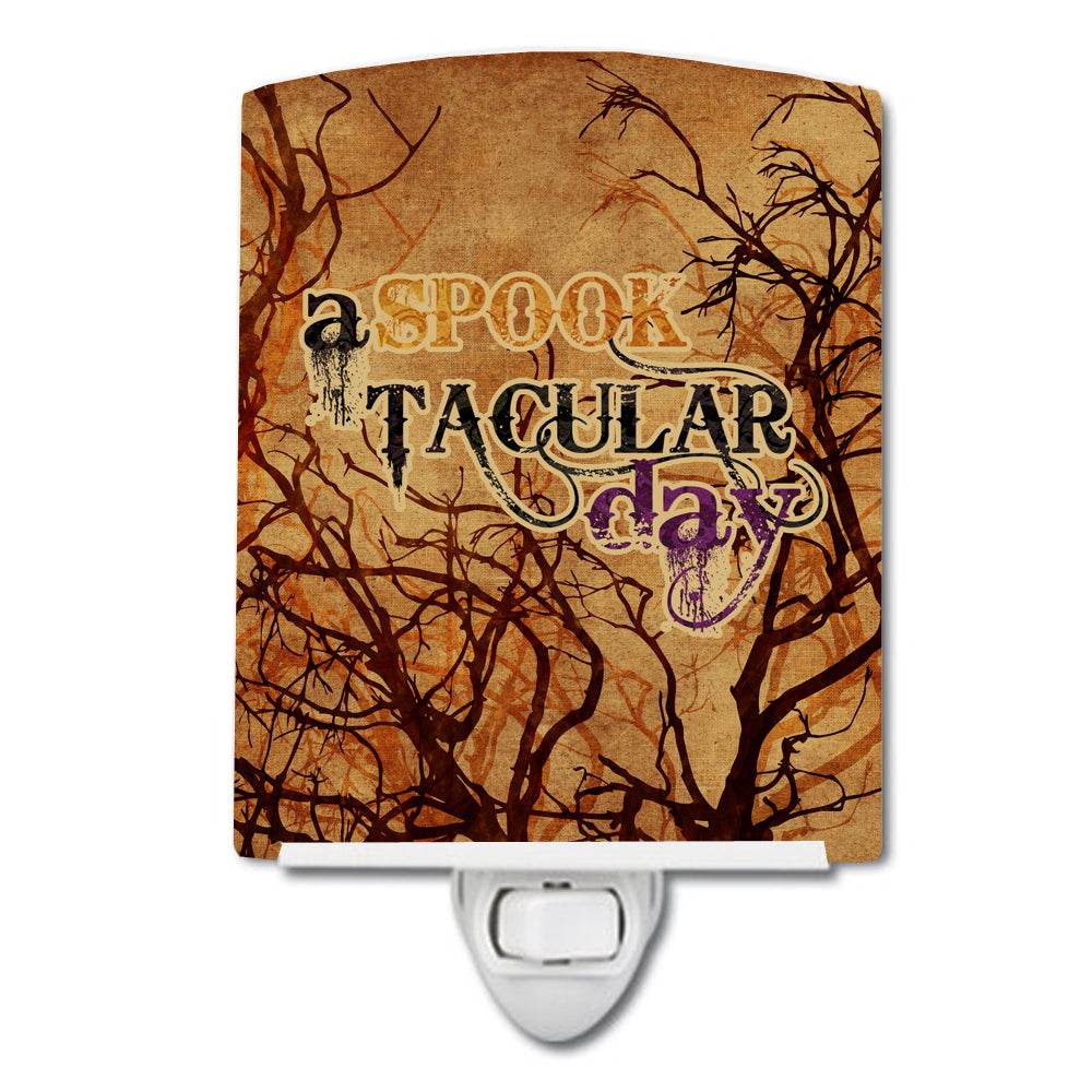 A Spook Tacular Day Halloween Ceramic Night Light SB3016CNL - 