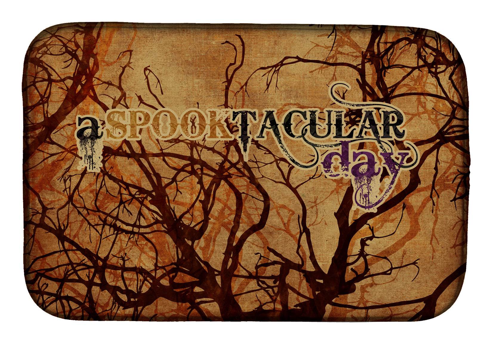 A Spook Tacular Day Halloween Dish Drying Mat SB3016DDM - 