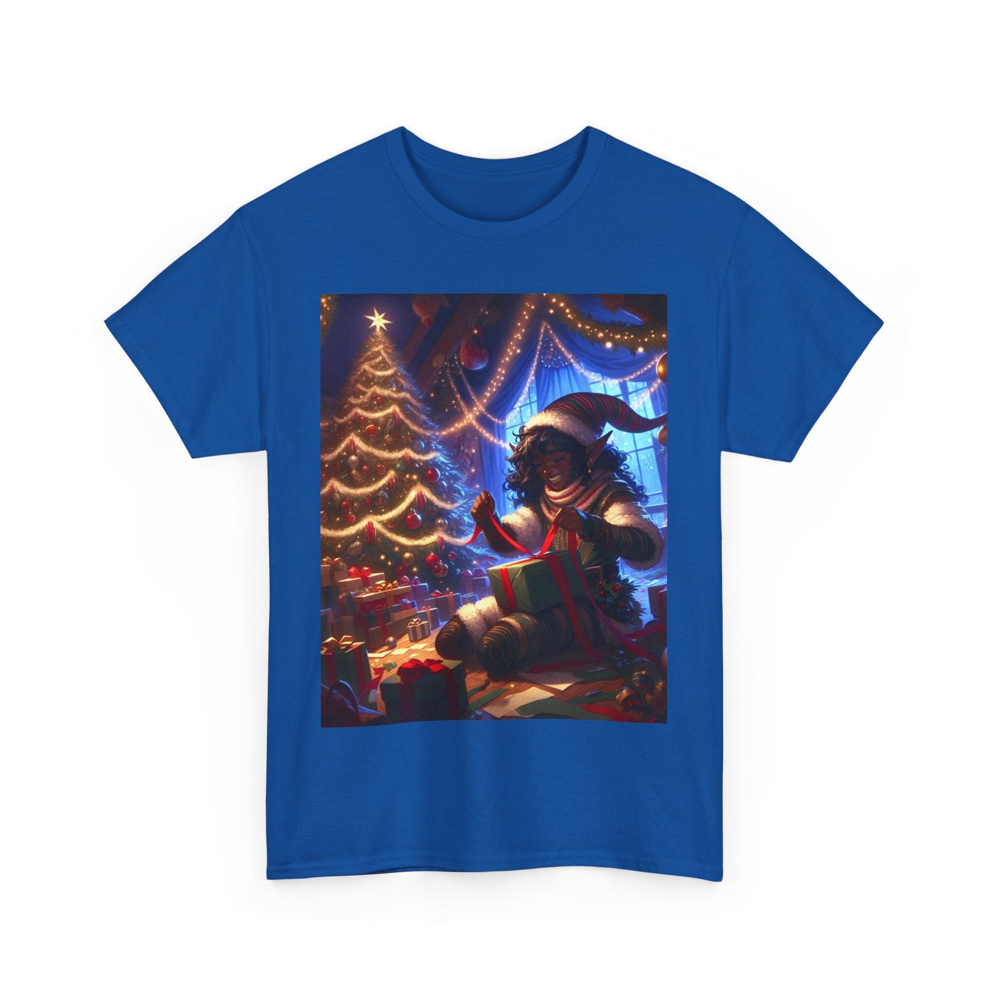 A Very Drow Christmas Unisex Heavy Cotton Tee