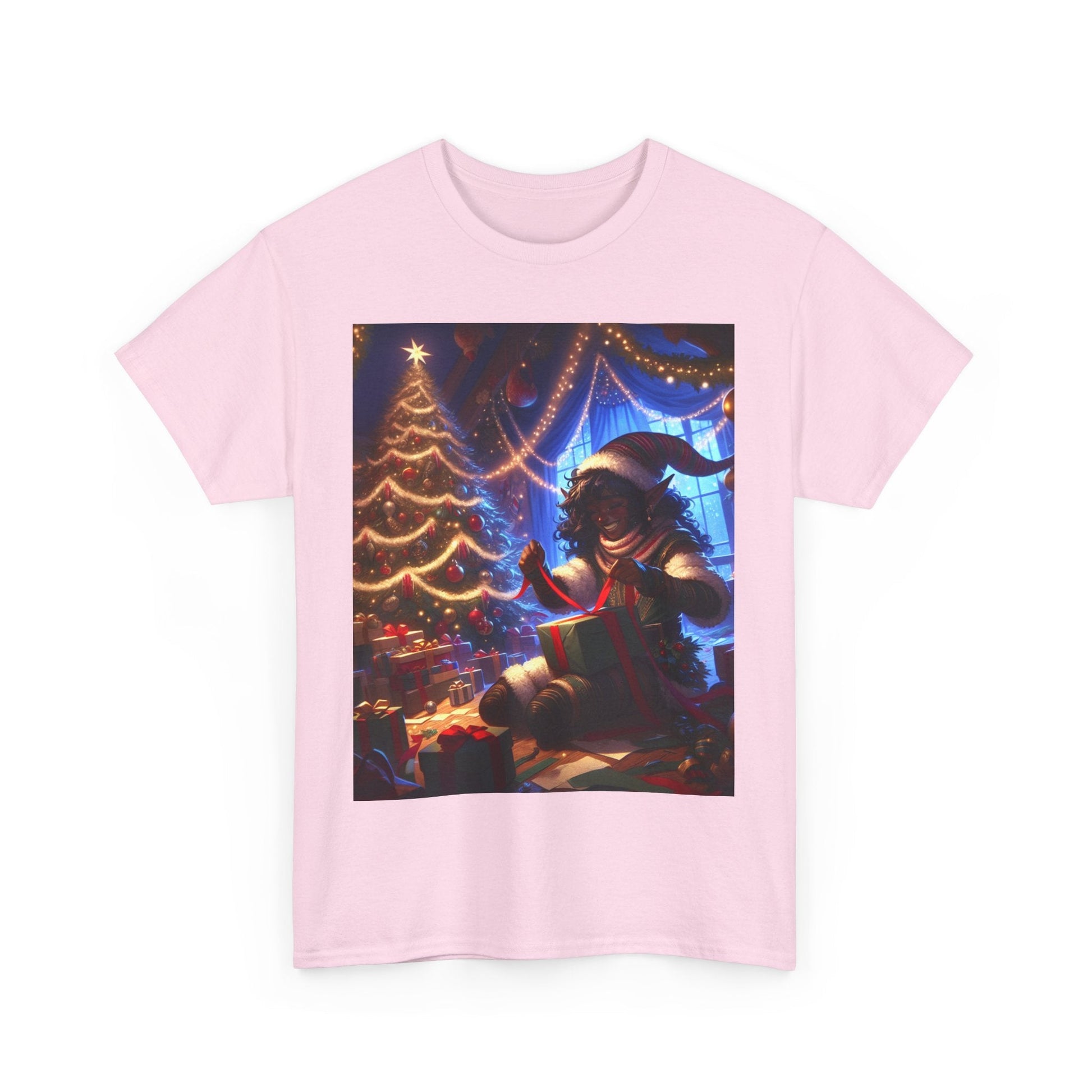 A Very Drow Christmas Unisex Heavy Cotton Tee