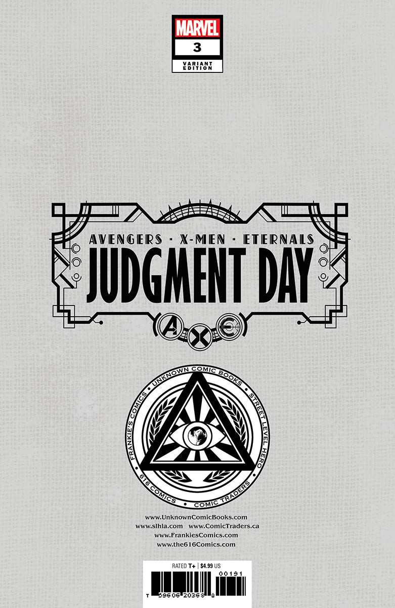 A.X.E.: Judgment Day #3 [Axe] Unknown Comics David Nakayama Hellfire Exclusive Virgin Var (08/24/2022)