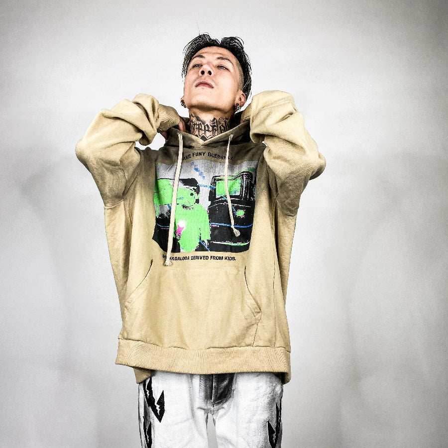 Guerrilla Tactics Hoodie - Beige / M