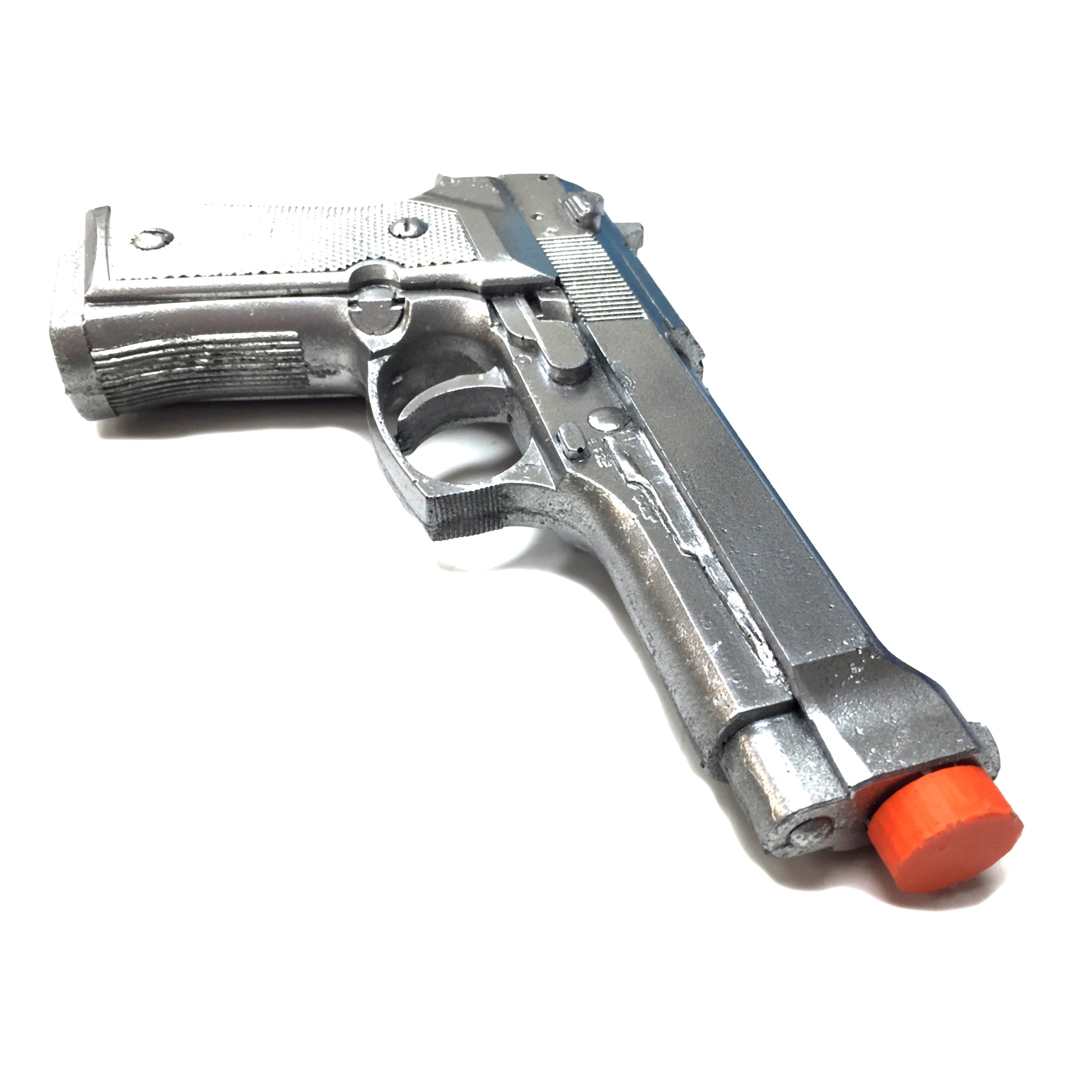 Foam Rubber Beretta 9mm Semi Automatic Style Inert Handgun Prop