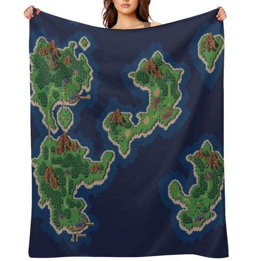 Chrono Trigger 1000 AD Throw Blanket