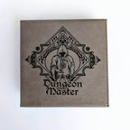 The Fate Twister - D&D - Vegan Leather Dice Box - Chestnut