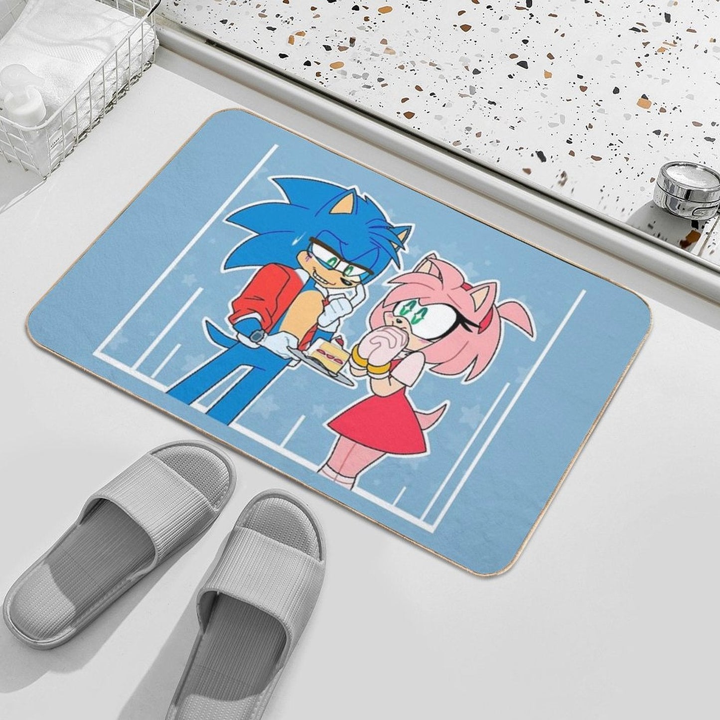 SONAMY MELTDOWN  Slip-Resistant Bath Mat