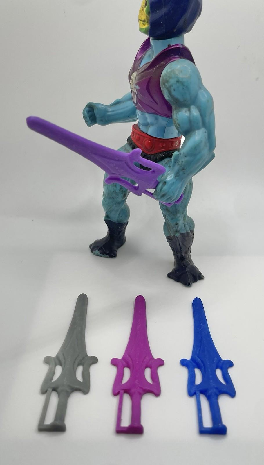 Vintage REPRO Half Sword Power Weapon MOTU Masters of the Universe 1986