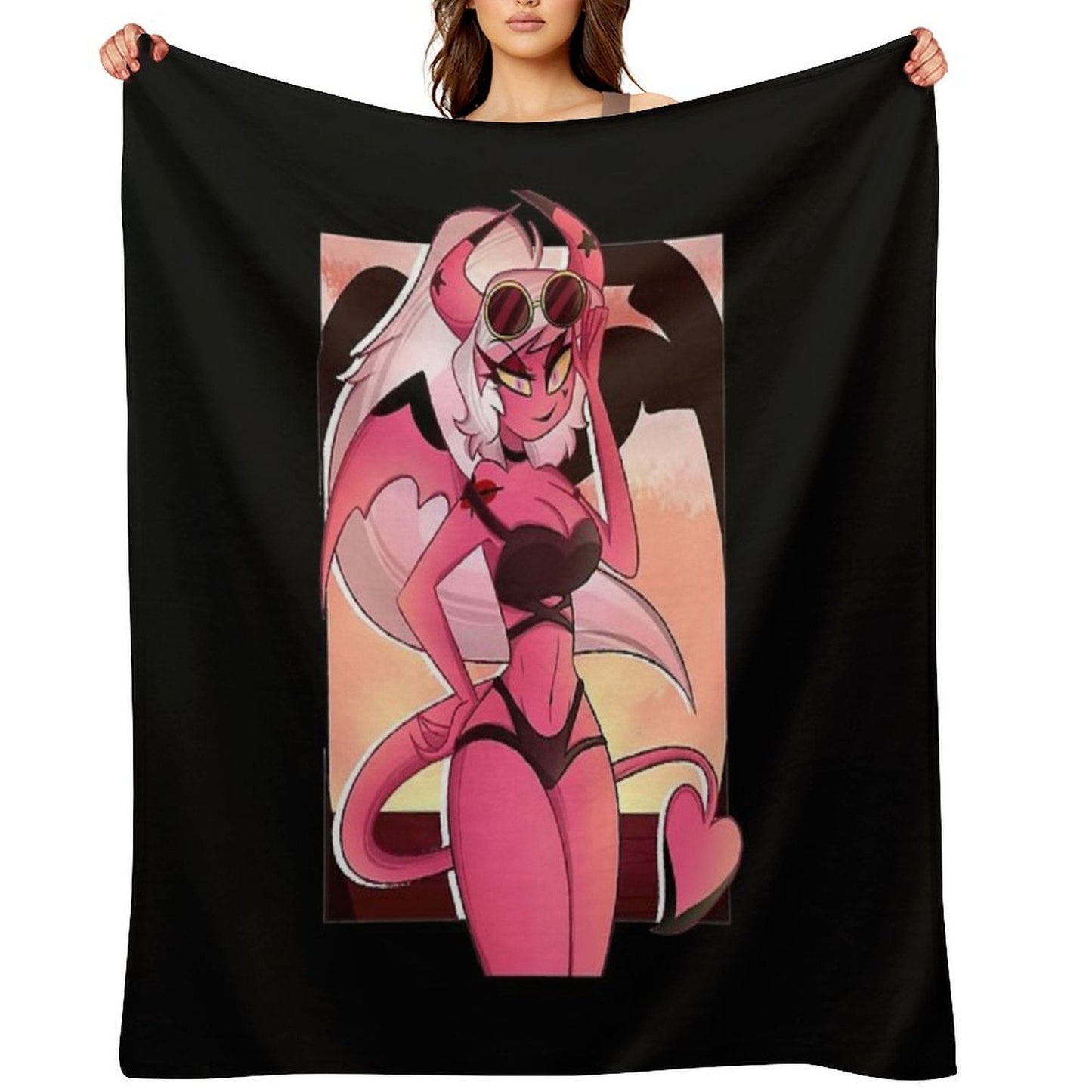 Helluva Boss Verosika Throw Blanket