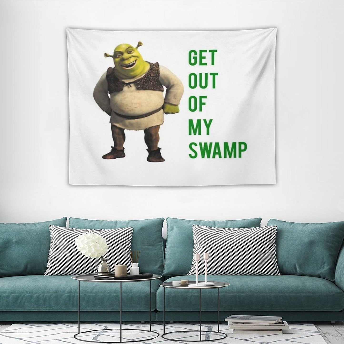 Get Out of My Swamp Tapestry