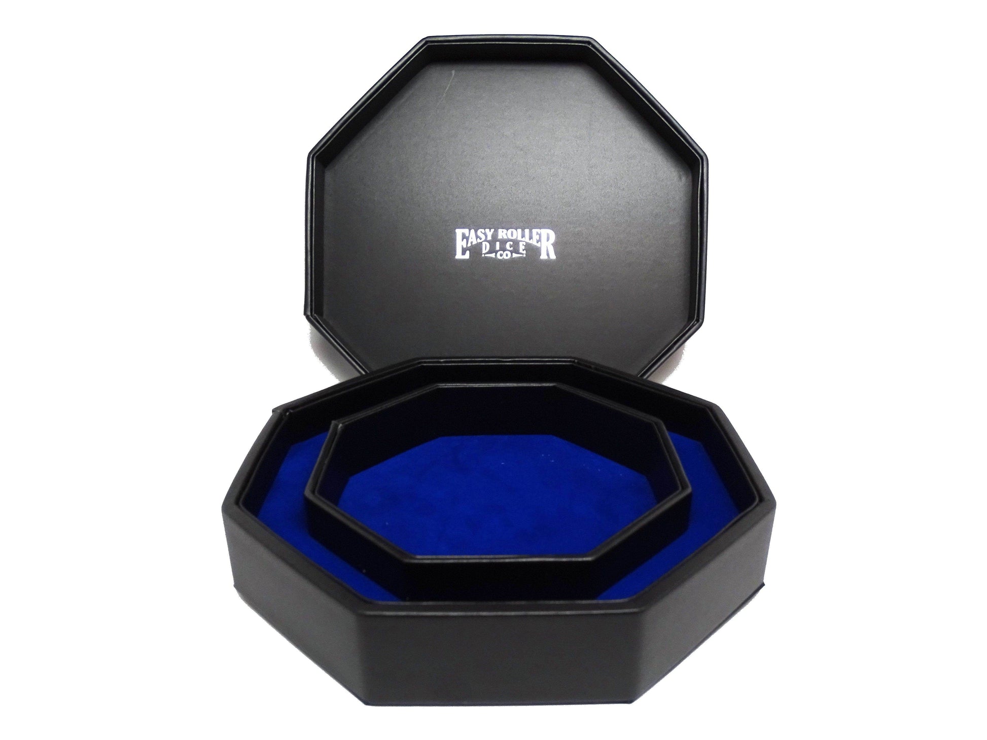 Classic 8 Inch Dice Tray With Dice Staging Area and Lid - 