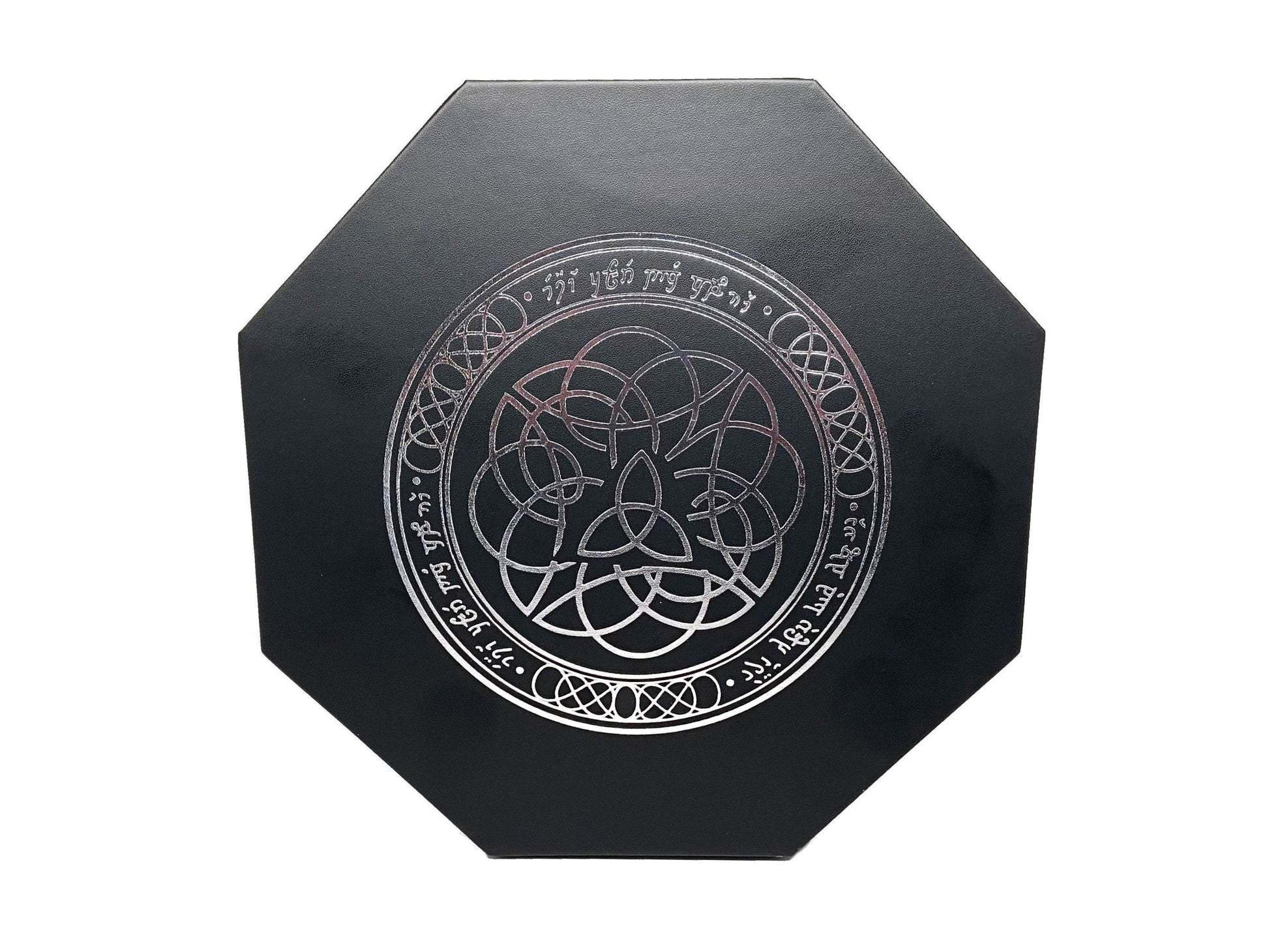 Elven Runes Dice Tray With Dice Staging Area and Lid - 