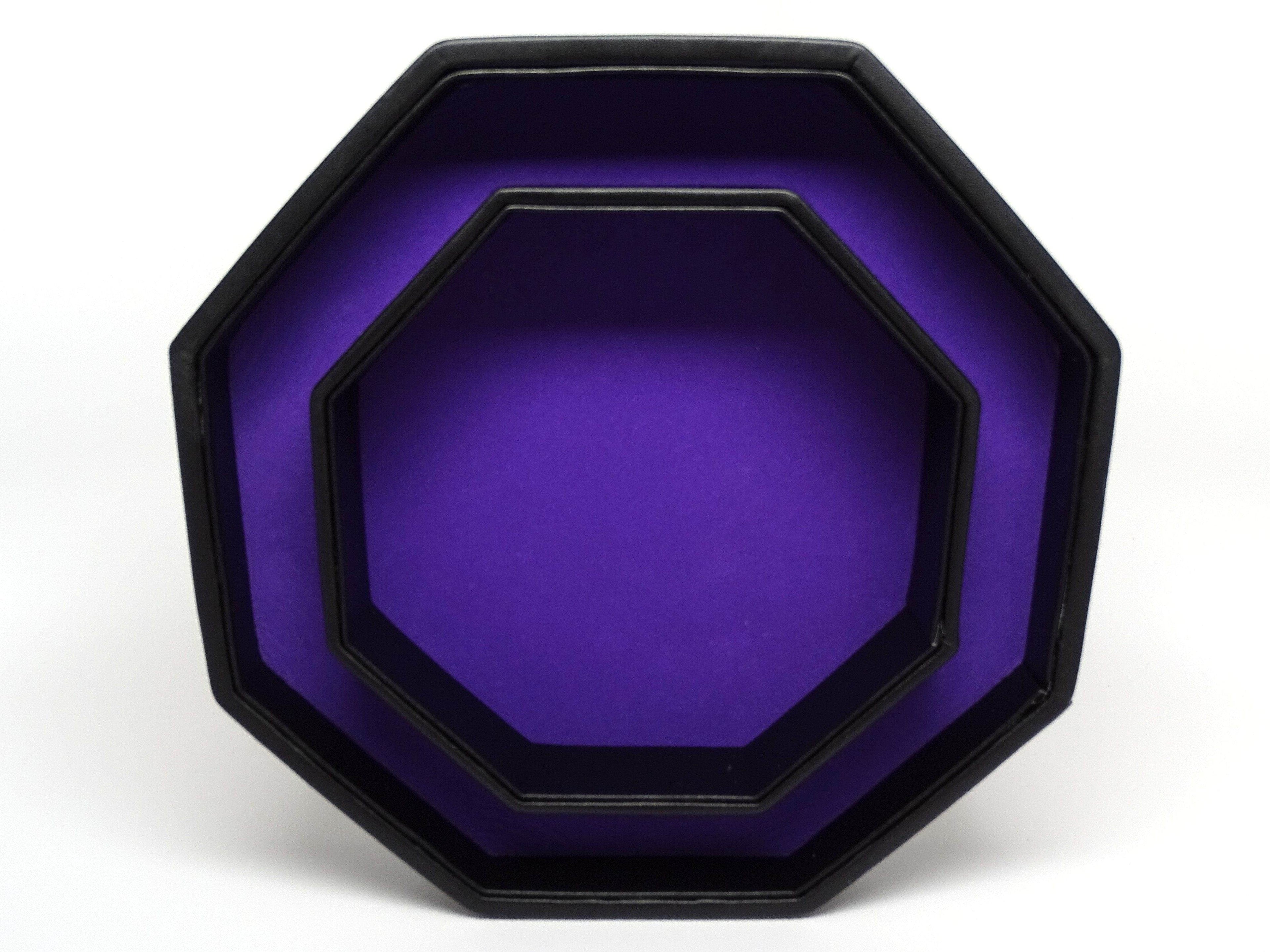 Raven Dice Tray With Dice Staging Area and Lid - 