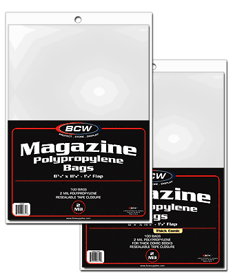 Magazine Bags - Thicker Size (100 pack) - Role-Players