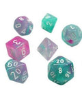 Nebula Poly Luminary Wisteria/White 7-Die Set - Role-Players