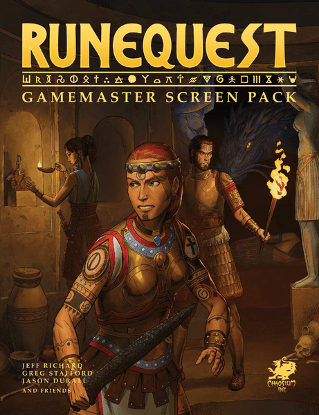 Runequest Gamemaster Screen Pack - 