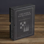 Checkers & Backgammon - Vintage Bookshelf Edition - 