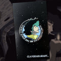 Smoke Spiegel 1.5" Hard Enamel Pin