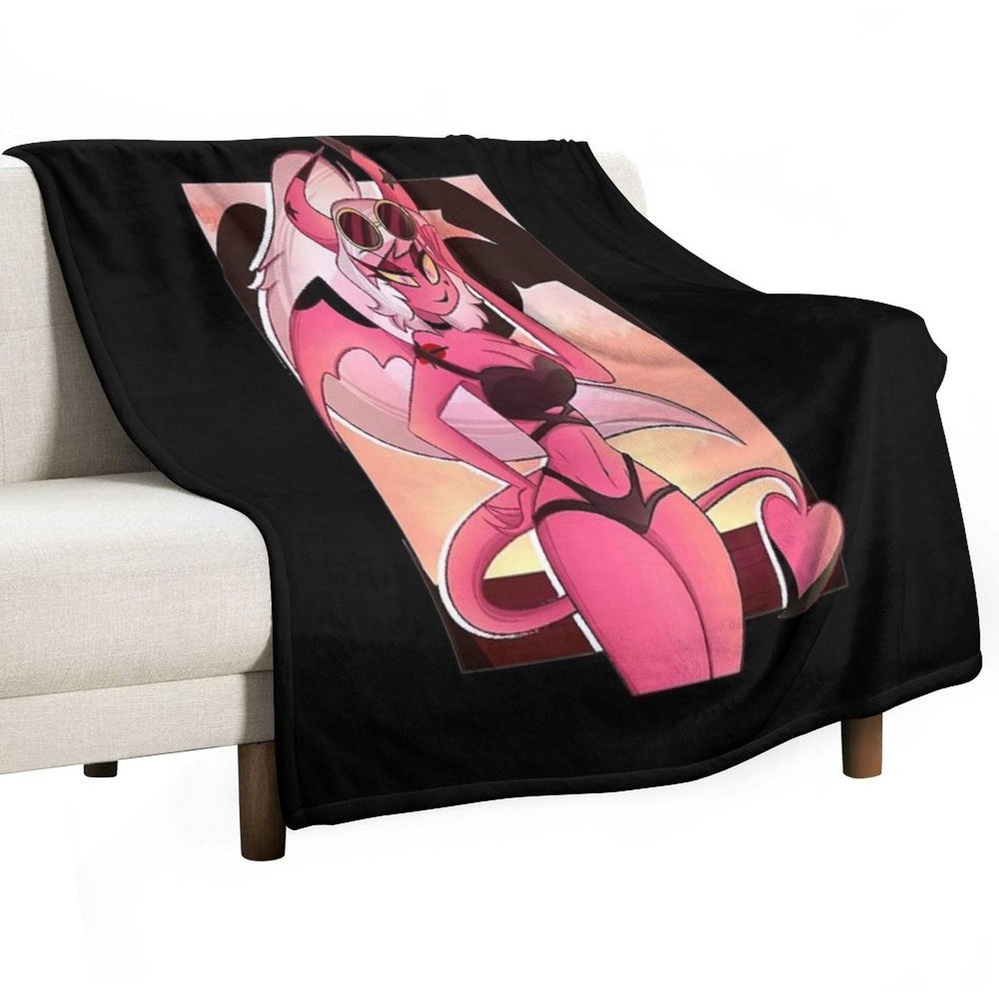 Helluva Boss Verosika Throw Blanket